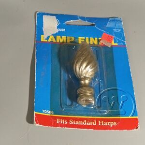 Vintage Westinghouse Brass Lamp Finial Acorn 70566 NOS Carded